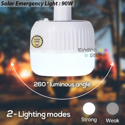 Solar Emergency Light : 90W